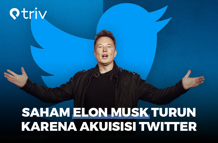 Saham Elon Musk Turun Karena Akuisisi Twitter
