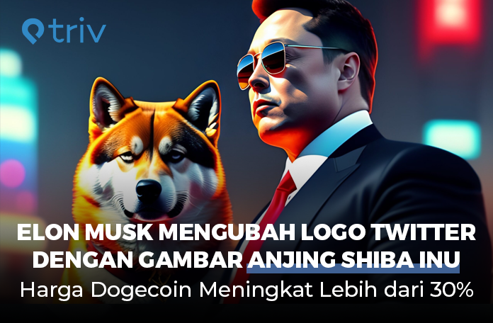 Elon Musk Mengubah Logo Twitter dengan Gambar Anjing Shiba Inu