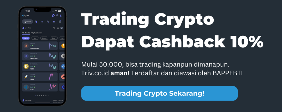 Arbitrum dan Ape Coin. Trading crypto dapat cashback50%